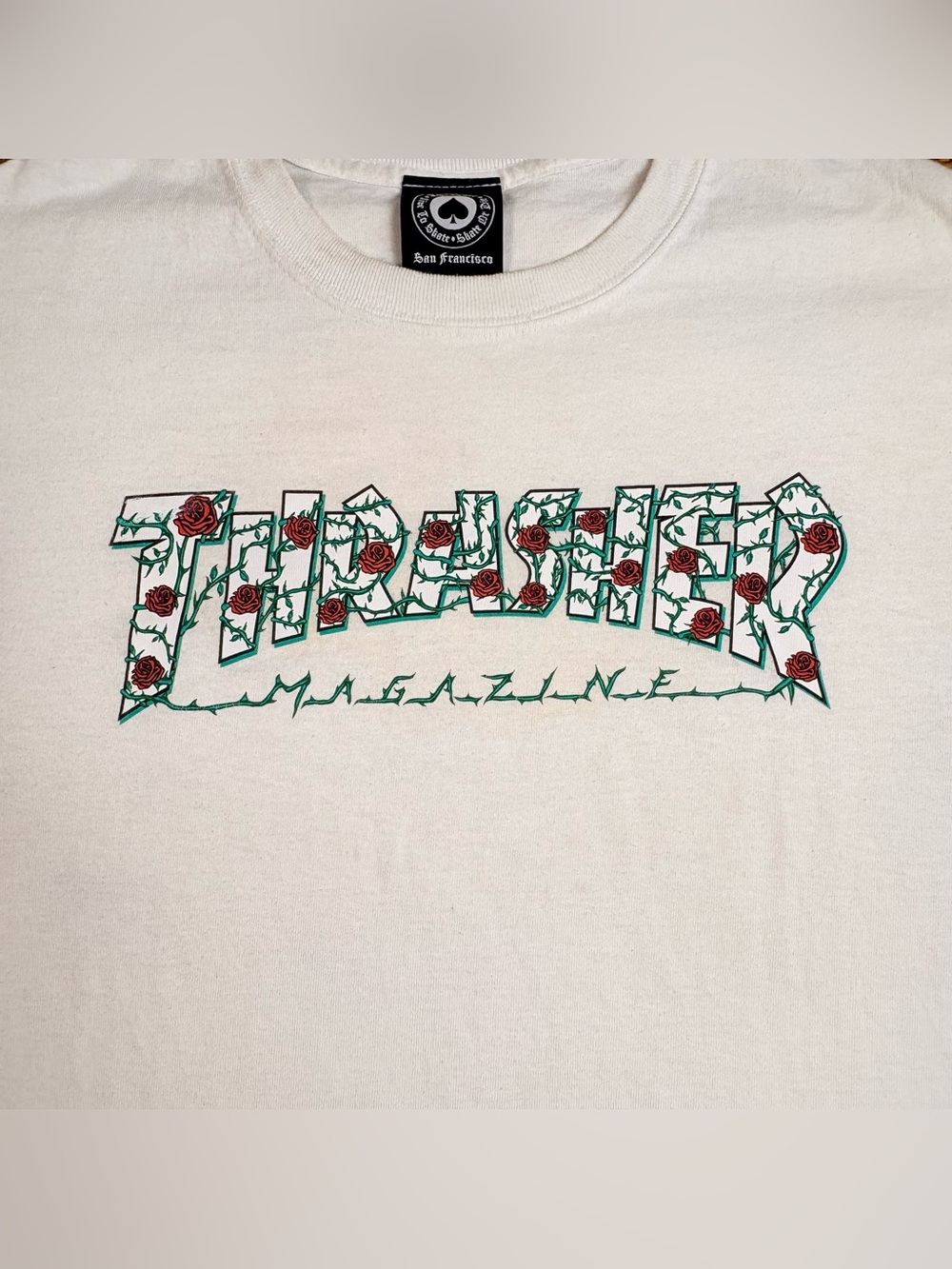 Thrasher Roses Logo Tee - Picture 3 of 8